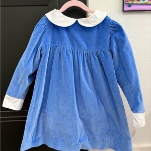 The Beaufort Bonnet Company Blue and White Kids Formal Dress